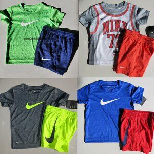 Nike Boys 2T Shorts & T-Shirts ~ 8pc ~ Dri-fit Basketball~ Spring Summer